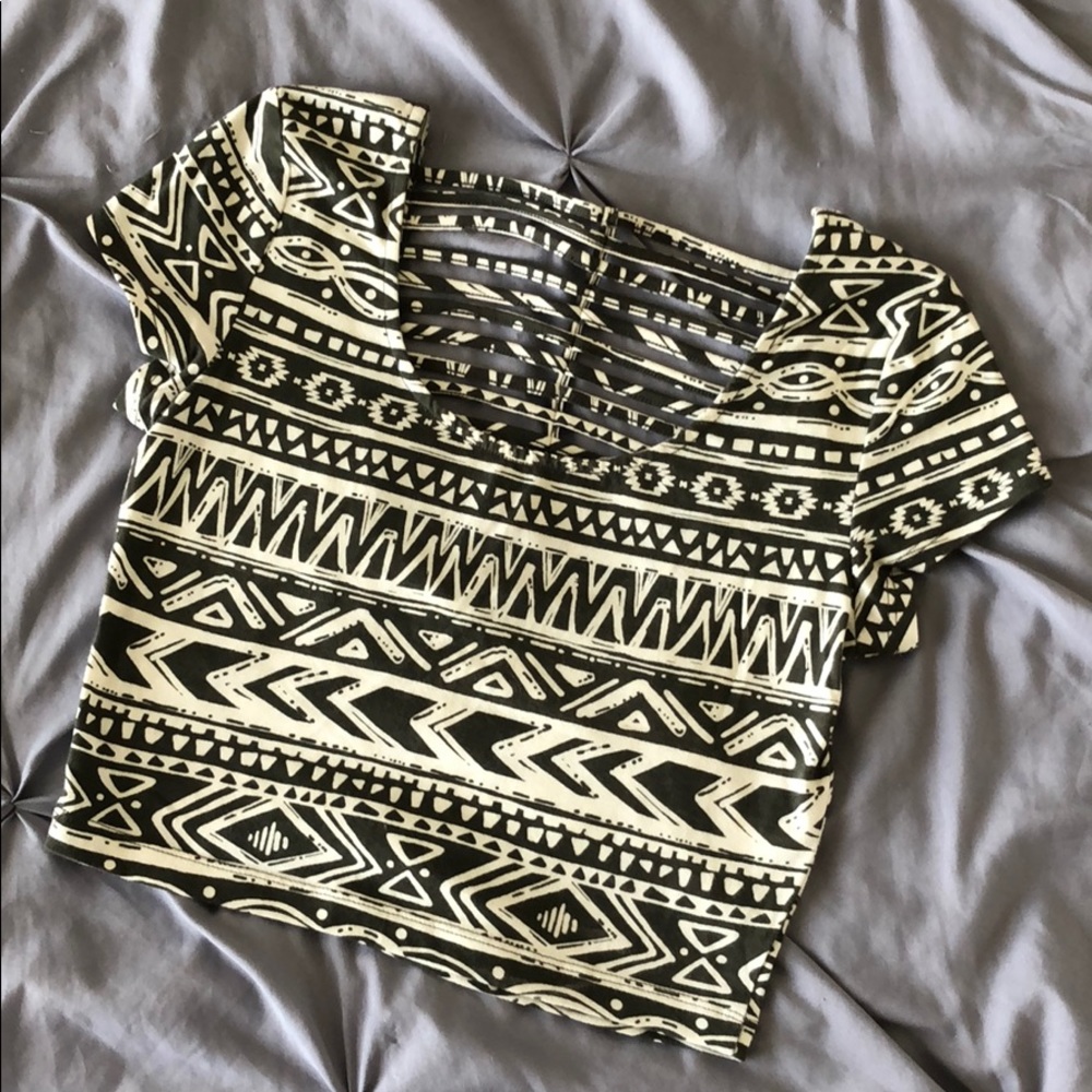 Printed Crop Top